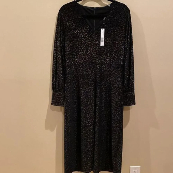 Elie Tahari Animal print midi dress - Picture 3 of 8